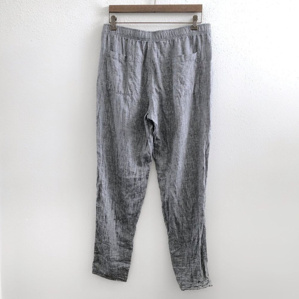 FREELINE 100% Linen Elastic Waist Pants Size Large - Picture 2 of 7